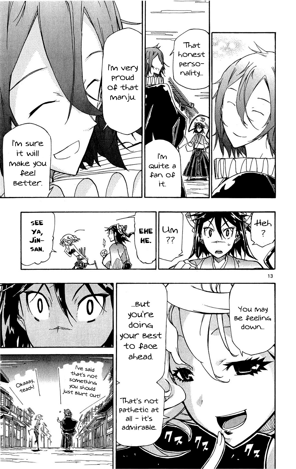 Joujuu Senjin!! Mushibugyo Chapter 125 page 13 - Chapter 125: The Bug Hunters' Counselor