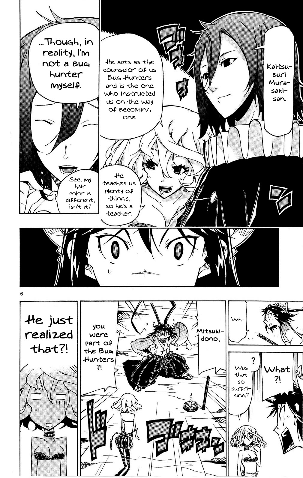 Joujuu Senjin!! Mushibugyo Chapter 125 page 6 - Chapter 125: The Bug Hunters' Counselor