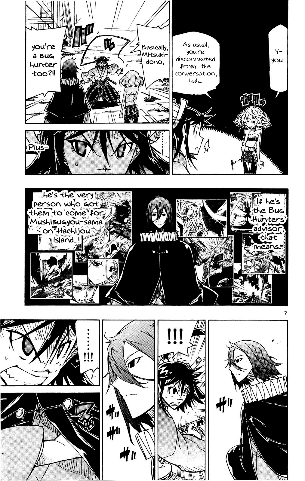 Joujuu Senjin!! Mushibugyo Chapter 125 page 7 - Chapter 125: The Bug Hunters' Counselor
