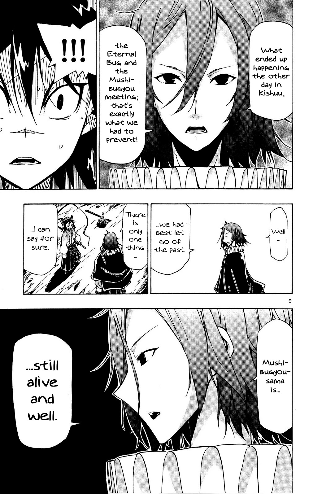 Joujuu Senjin!! Mushibugyo Chapter 125 page 9 - Chapter 125: The Bug Hunters' Counselor