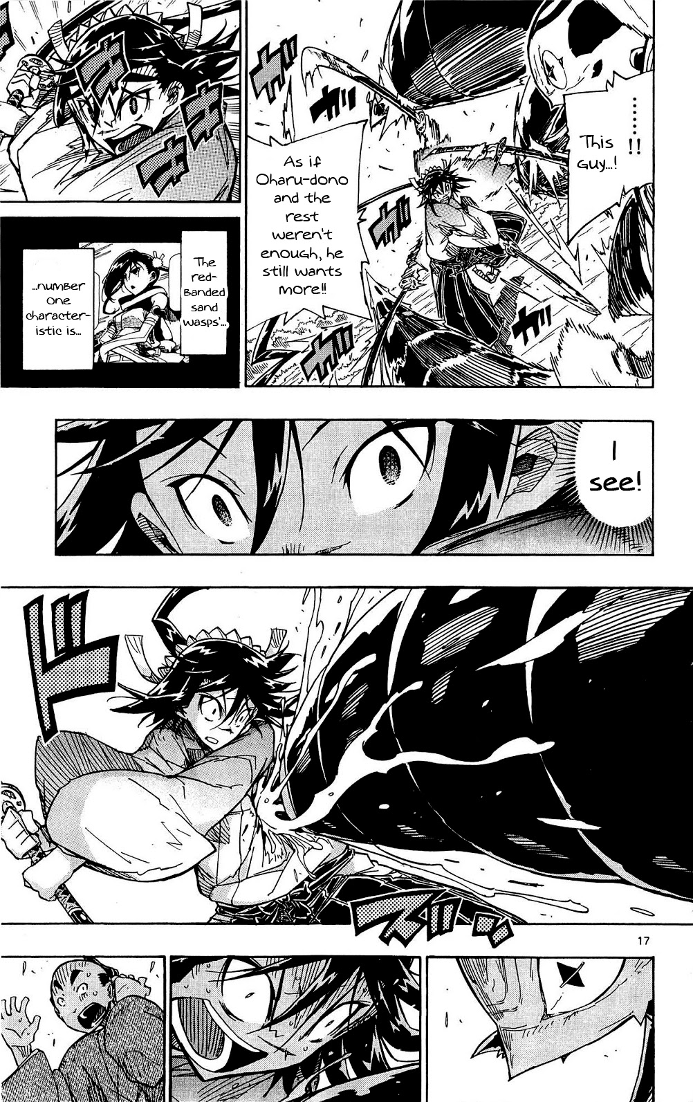 Joujuu Senjin!! Mushibugyo Chapter 126 page 18 - Chapter 126: Oharu's Struggle