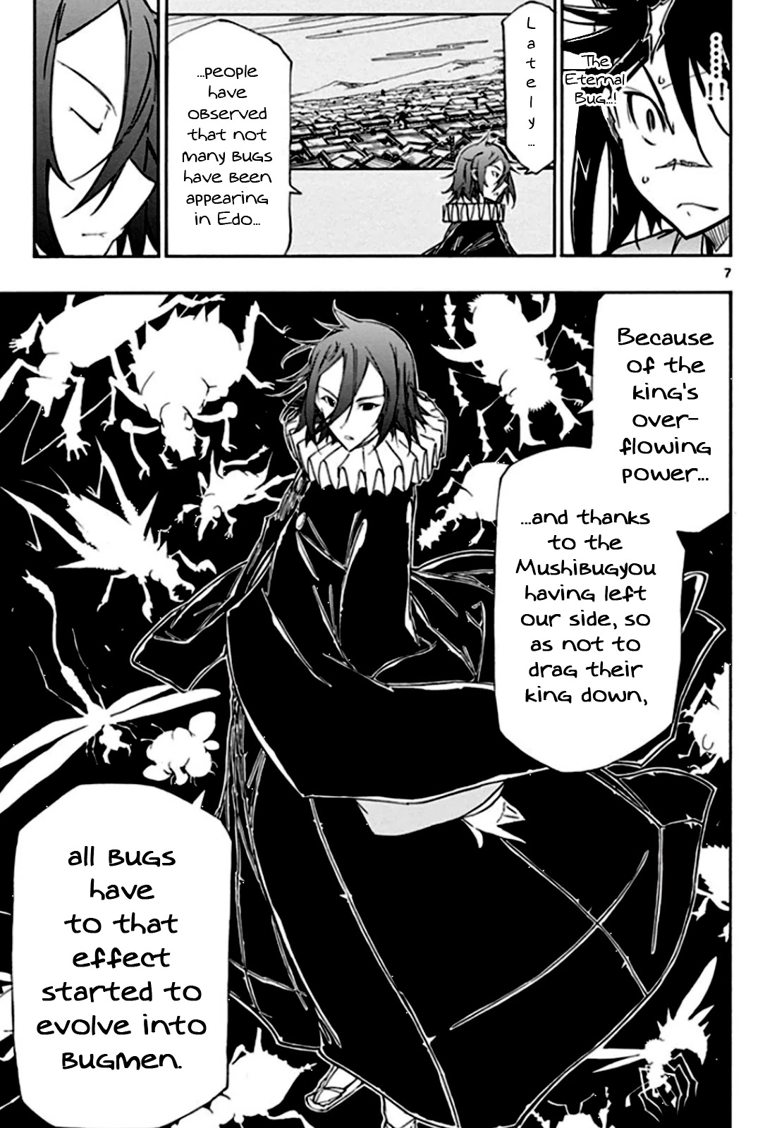 Joujuu Senjin!! Mushibugyo Chapter 128 page 8 - Chapter 128: Bugmanification