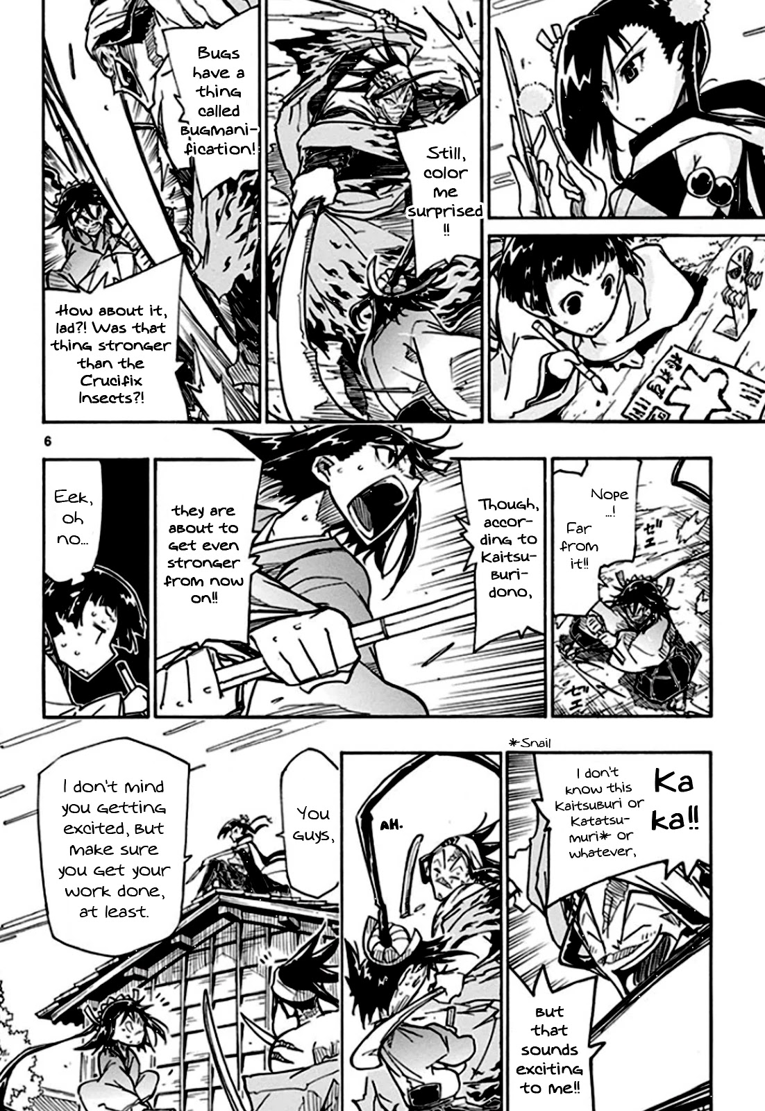 Joujuu Senjin!! Mushibugyo Chapter 129 page 7 - Chapter 129: Pops
