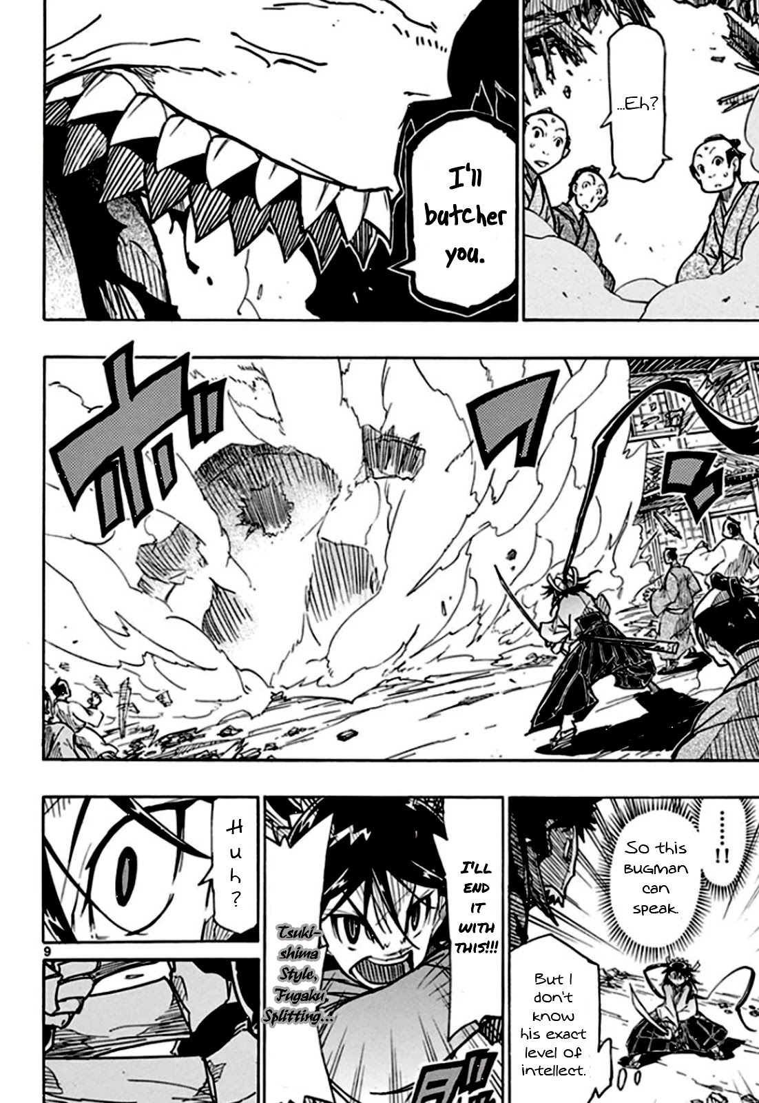 Joujuu Senjin!! Mushibugyo Chapter 133 page 11 - Chapter 133: Kaitsuburi's Move