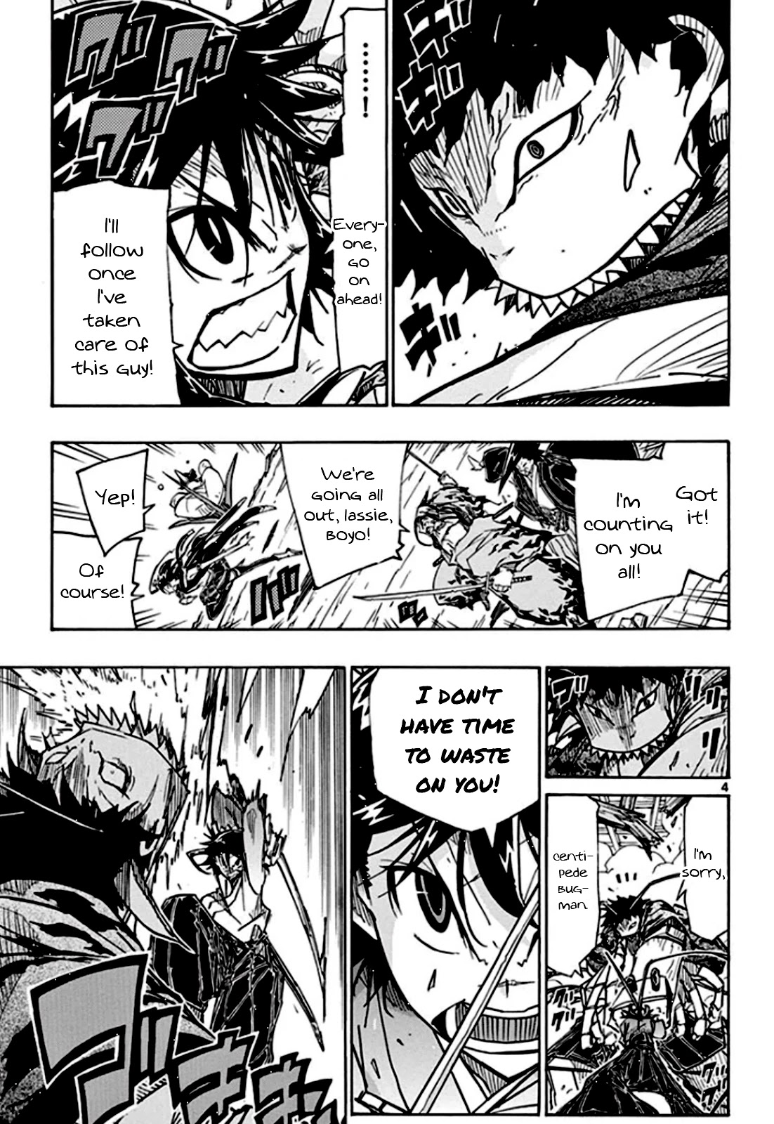 Joujuu Senjin!! Mushibugyo Chapter 133 page 6 - Chapter 133: Kaitsuburi's Move