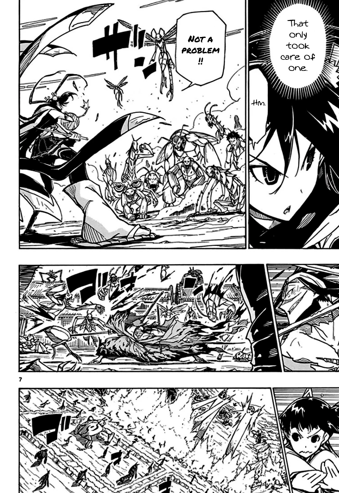 Joujuu Senjin!! Mushibugyo Chapter 133 page 9 - Chapter 133: Kaitsuburi's Move