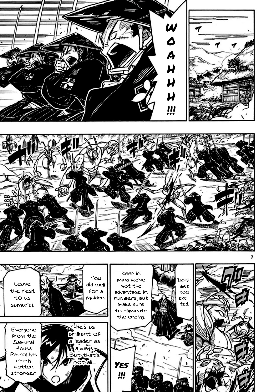 Joujuu Senjin!! Mushibugyo Chapter 135 page 7 - Chapter 135: Reinforcements Join the Battle!