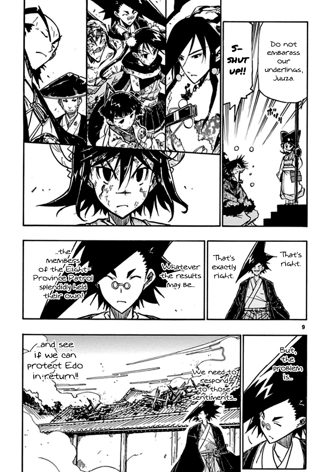Joujuu Senjin!! Mushibugyo Chapter 136 page 10 - Chapter 136: Report
