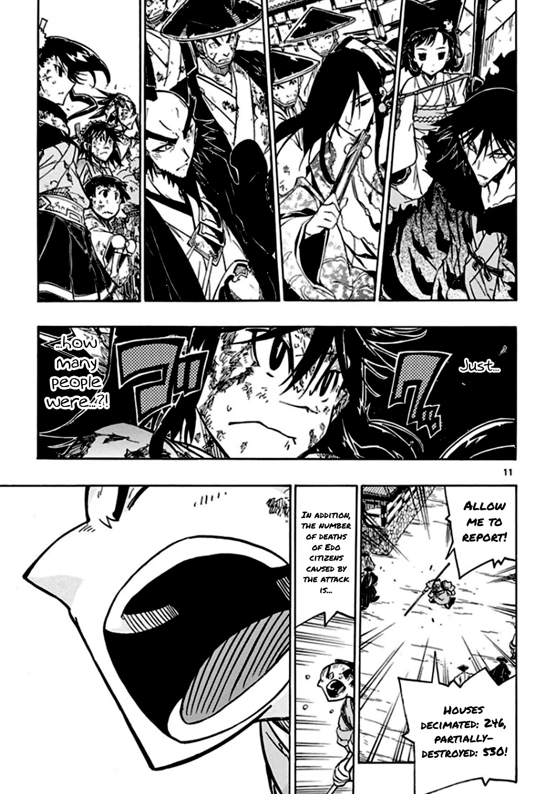 Joujuu Senjin!! Mushibugyo Chapter 136 page 12 - Chapter 136: Report