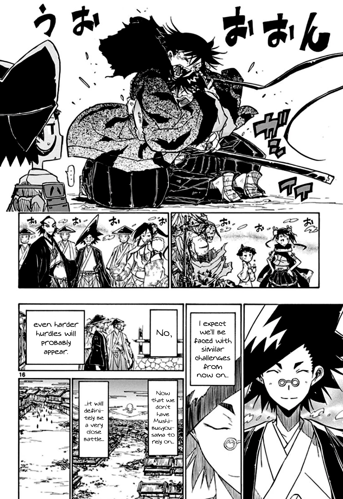 Joujuu Senjin!! Mushibugyo Chapter 136 page 17 - Chapter 136: Report