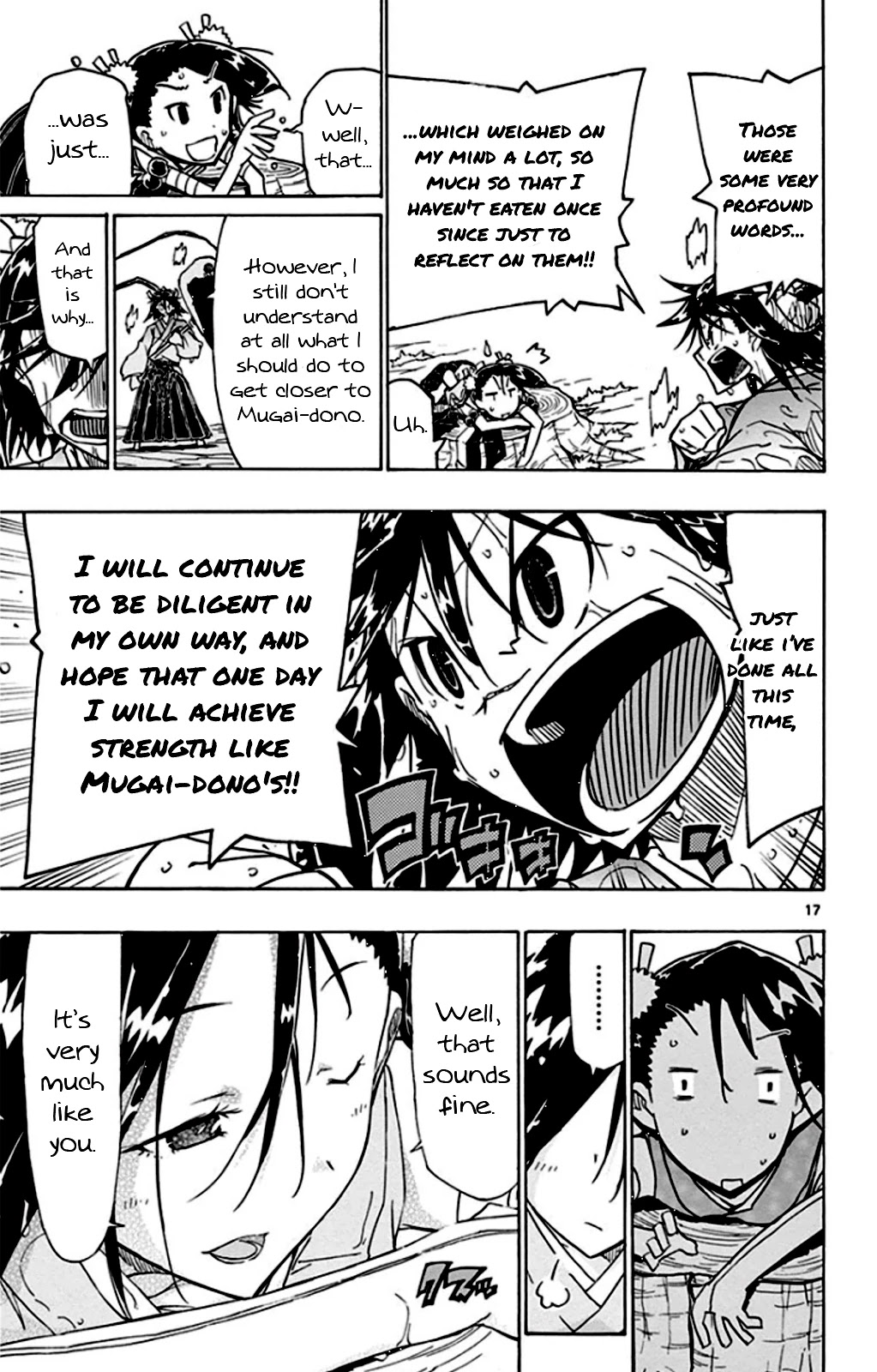 Joujuu Senjin!! Mushibugyo Chapter 138 page 17 - Chapter 138: Hibachi and Mugai (Final Part)
