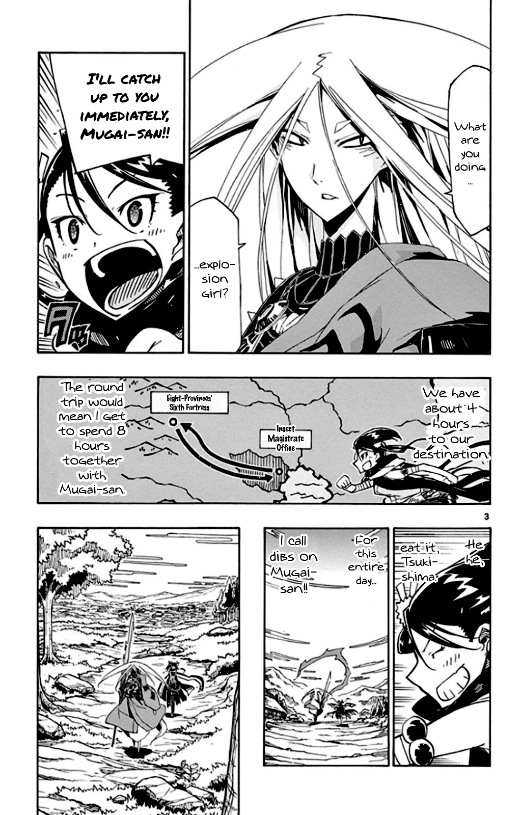 Joujuu Senjin!! Mushibugyo Chapter 138 page 3 - Chapter 138: Hibachi and Mugai (Final Part)