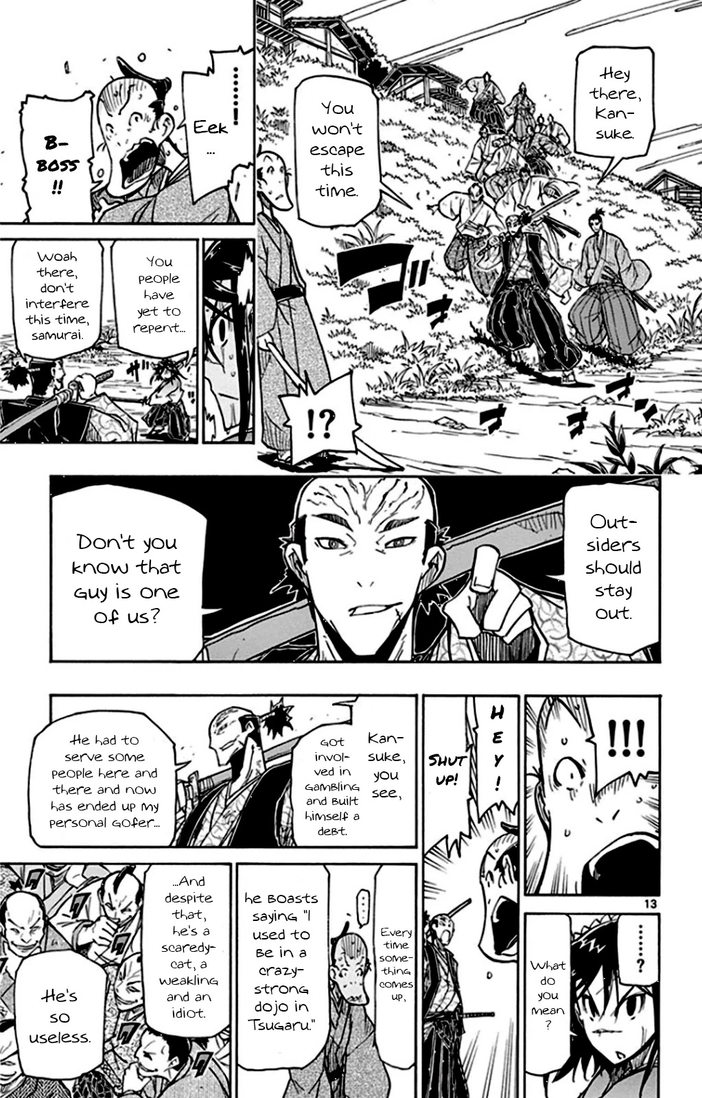 Joujuu Senjin!! Mushibugyo Chapter 141 page 13 - Chapter 141: Fugaku Boulder-Smashing Thrust