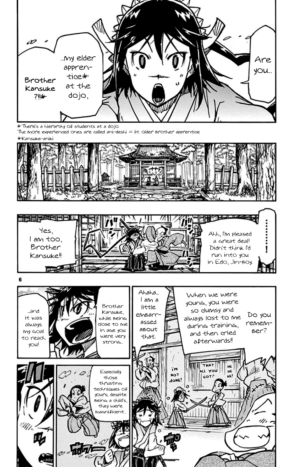Joujuu Senjin!! Mushibugyo Chapter 141 page 6 - Chapter 141: Fugaku Boulder-Smashing Thrust