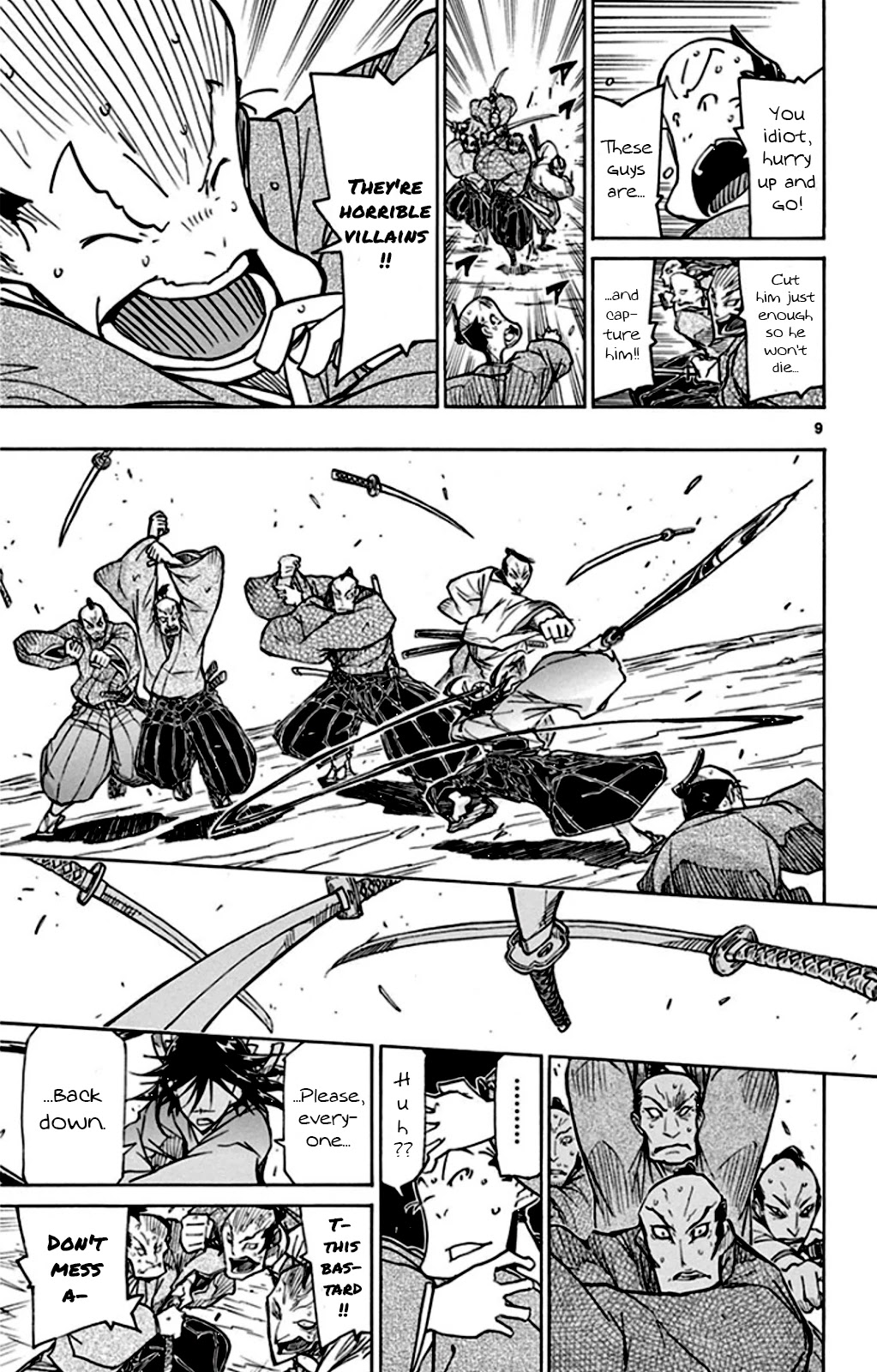 Joujuu Senjin!! Mushibugyo Chapter 141 page 9 - Chapter 141: Fugaku Boulder-Smashing Thrust