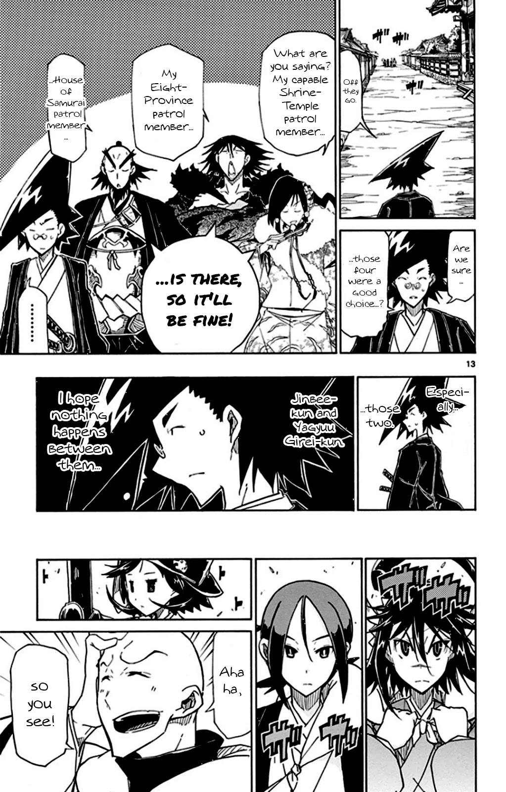 Joujuu Senjin!! Mushibugyo Chapter 143 page 13 - Chapter 143: Team