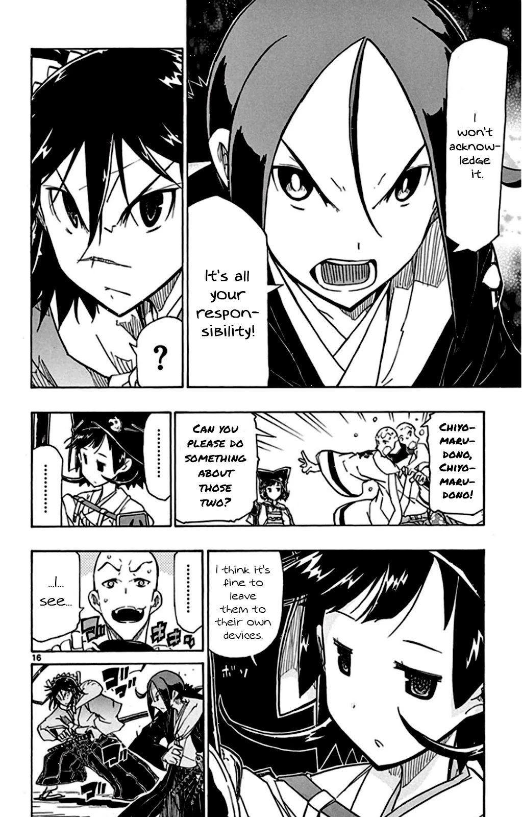 Joujuu Senjin!! Mushibugyo Chapter 143 page 16 - Chapter 143: Team