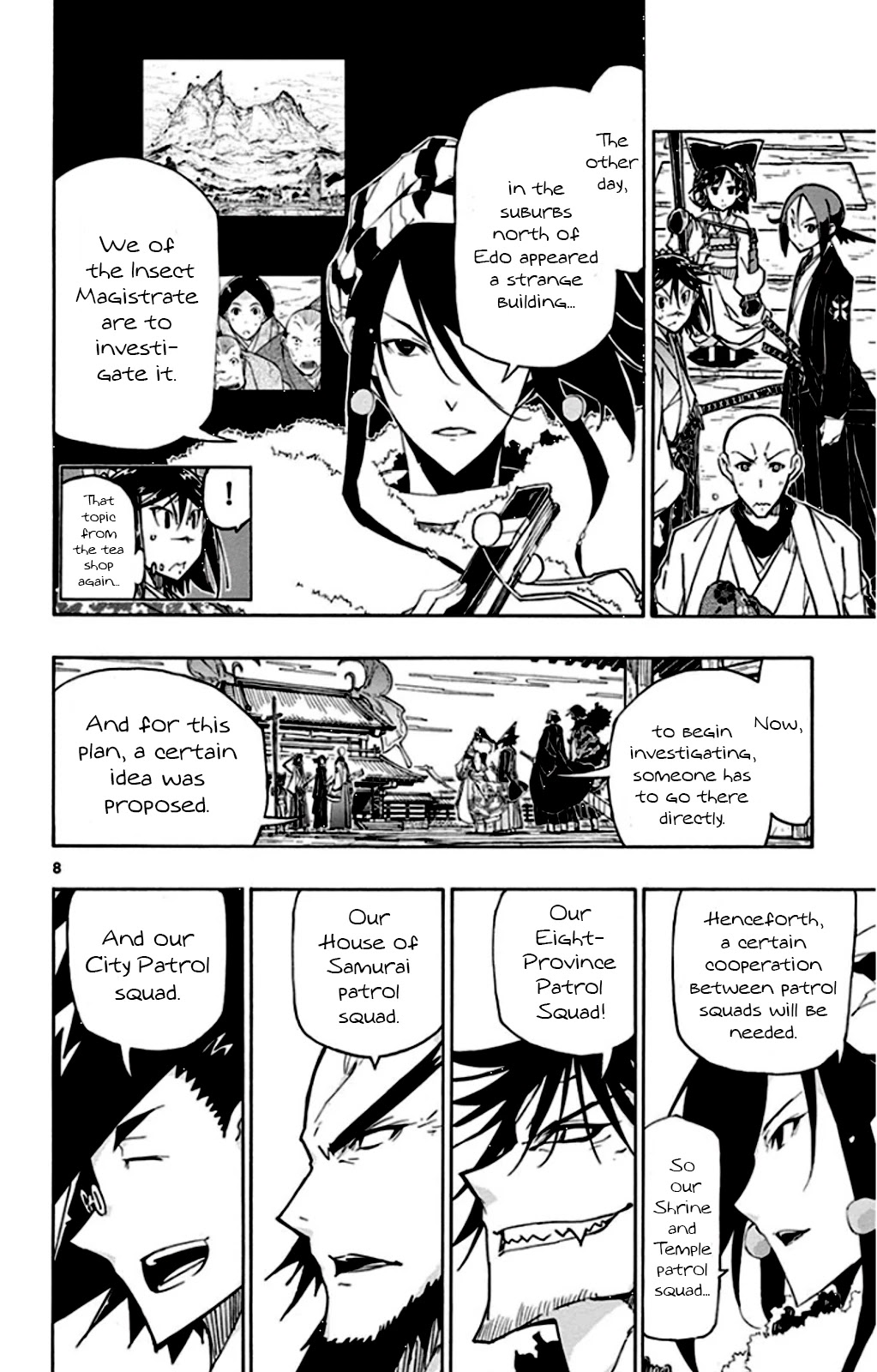 Joujuu Senjin!! Mushibugyo Chapter 143 page 8 - Chapter 143: Team