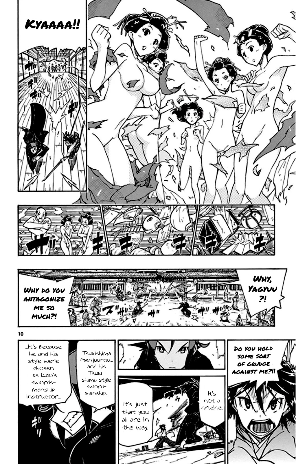 Joujuu Senjin!! Mushibugyo Chapter 144 page 10 - Chapter 144: A No-Holds-Barred Gathering