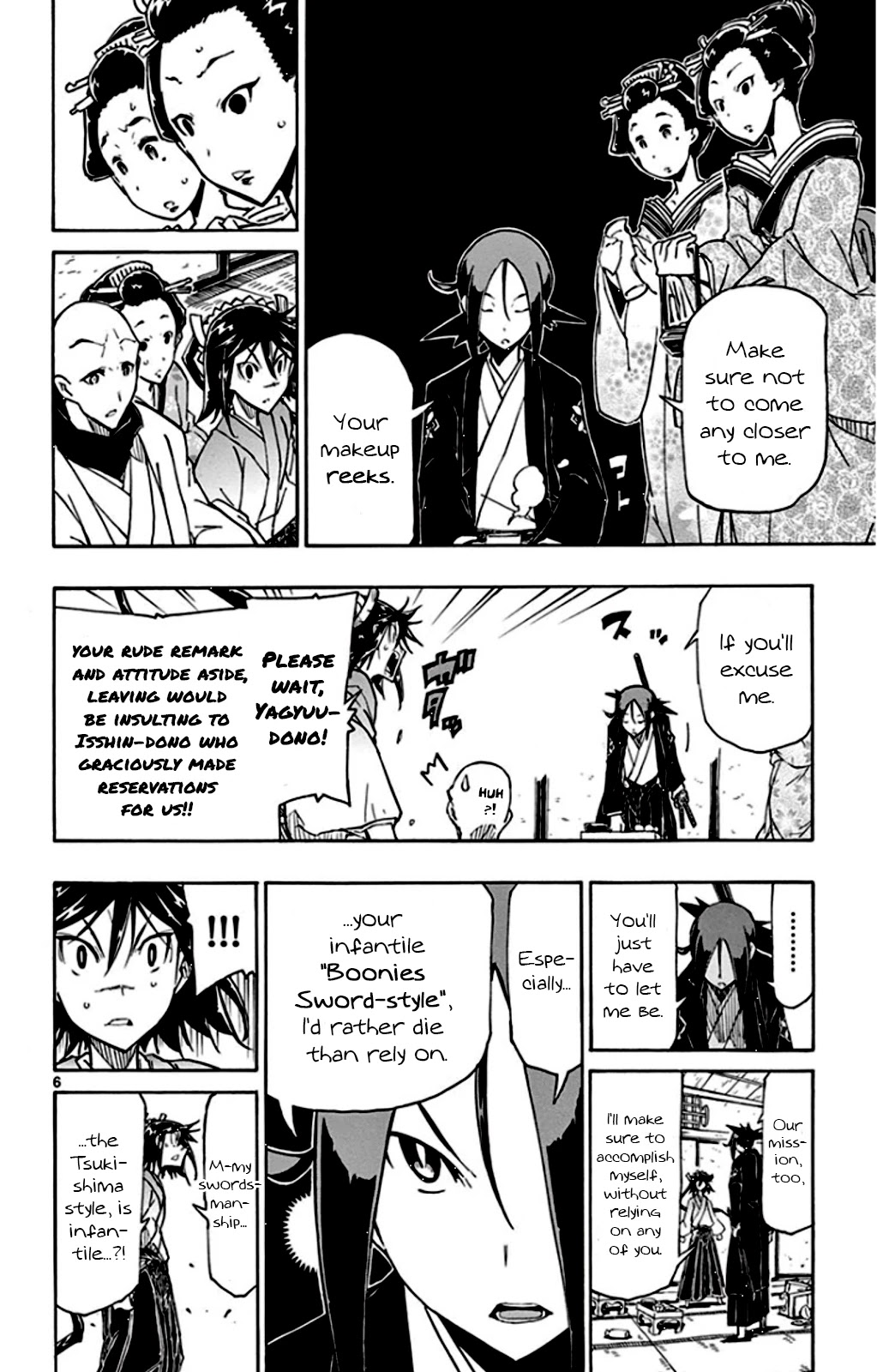 Joujuu Senjin!! Mushibugyo Chapter 144 page 6 - Chapter 144: A No-Holds-Barred Gathering