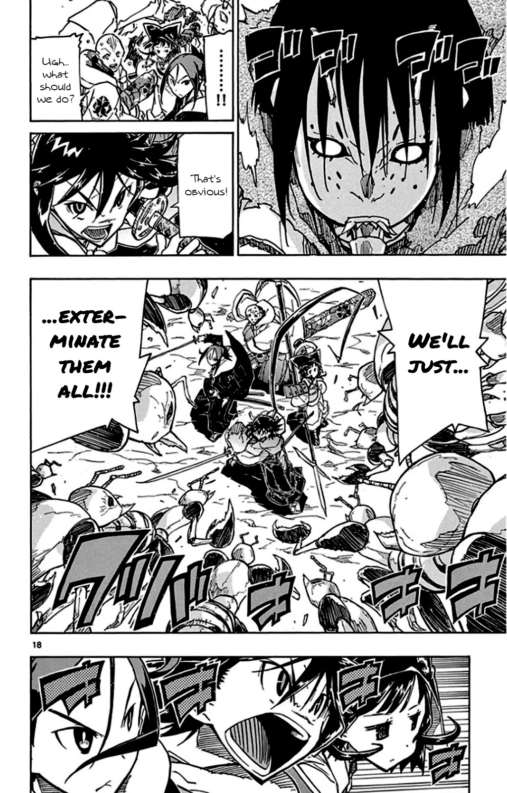 Joujuu Senjin!! Mushibugyo Chapter 145 page 17 - Chapter 145: Anthill Invasion