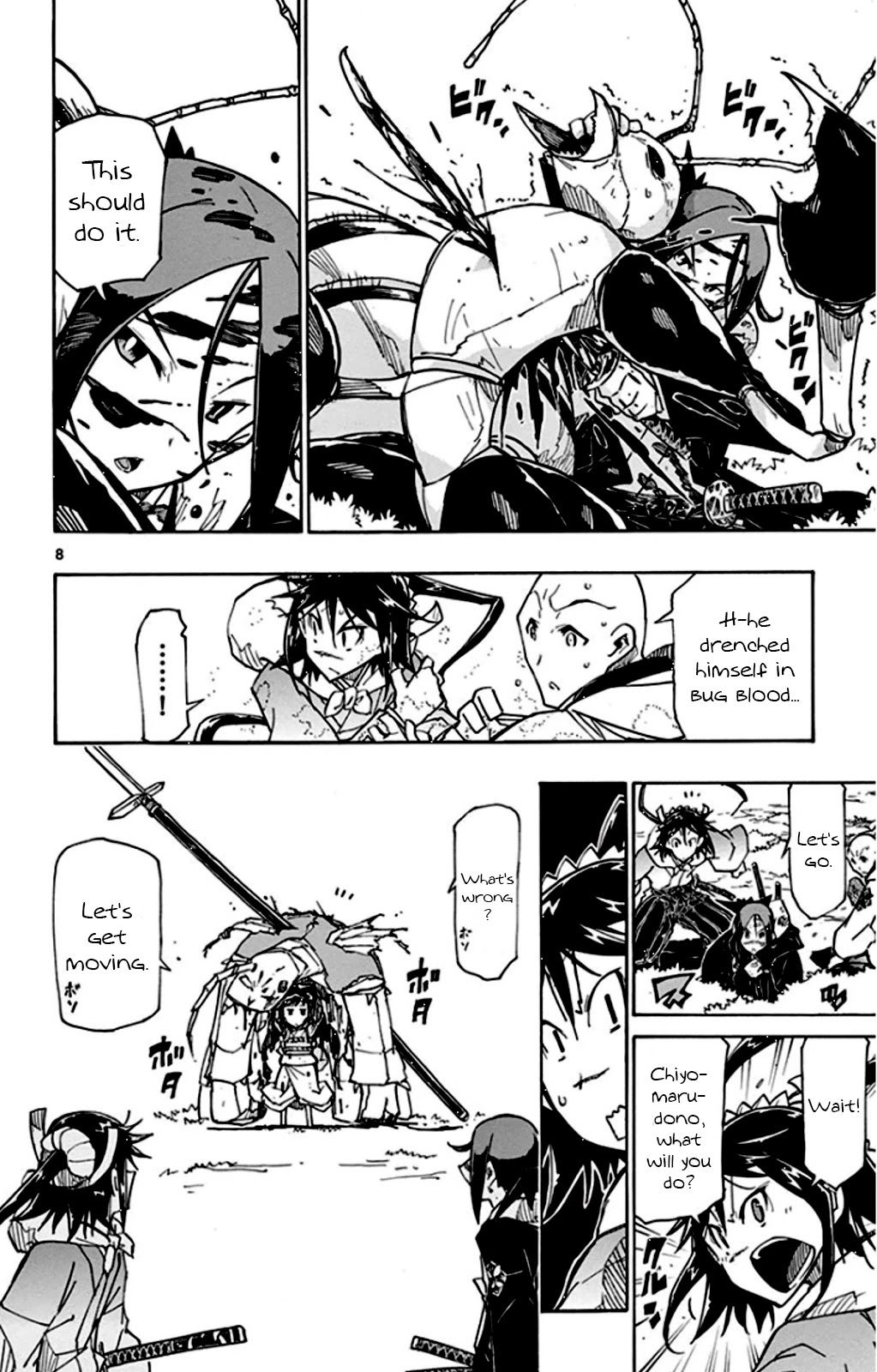 Joujuu Senjin!! Mushibugyo Chapter 145 page 7 - Chapter 145: Anthill Invasion