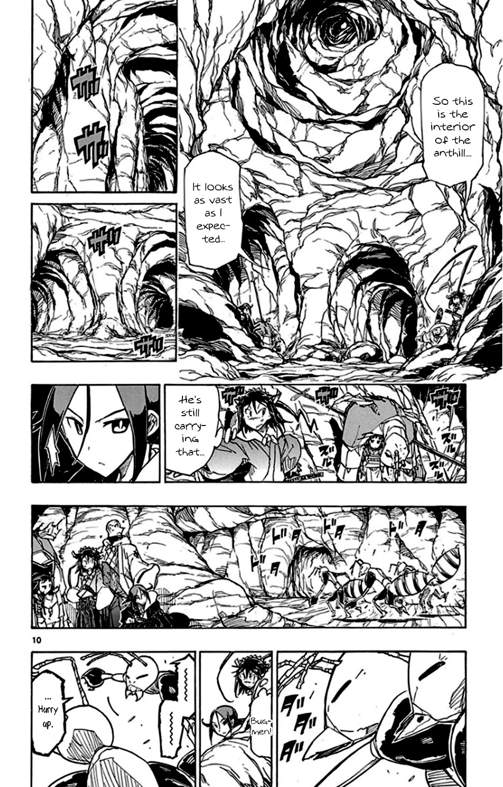 Joujuu Senjin!! Mushibugyo Chapter 145 page 9 - Chapter 145: Anthill Invasion