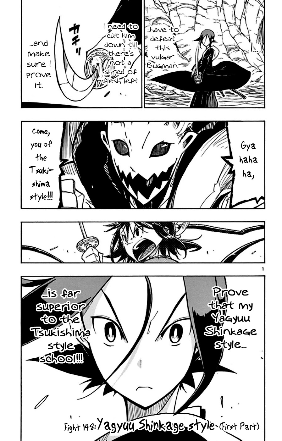 Joujuu Senjin!! Mushibugyo Chapter 148 page 1 - Chapter 148: Yagyuu Shinkage Style (First Part)