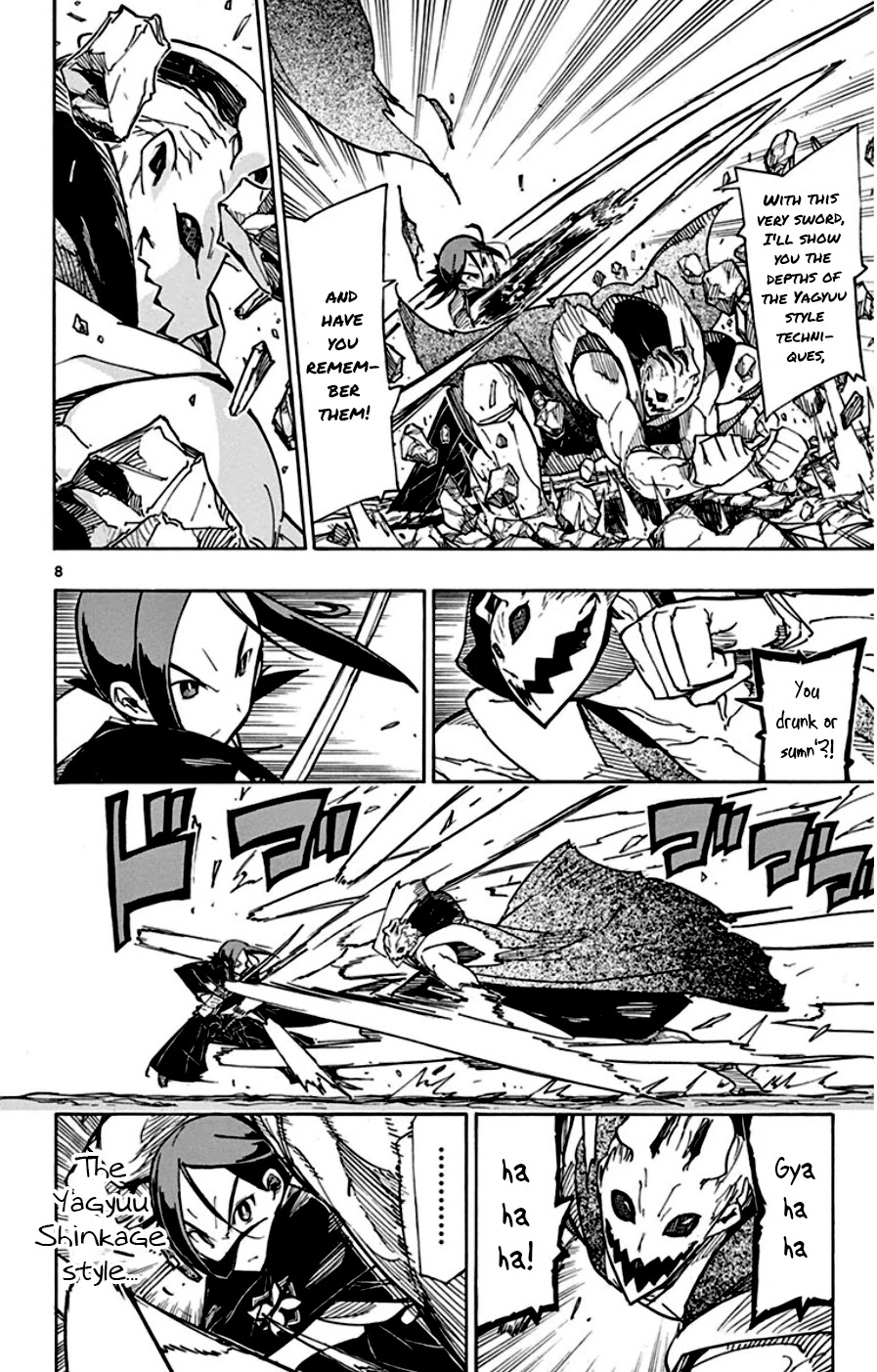 Joujuu Senjin!! Mushibugyo Chapter 148 page 8 - Chapter 148: Yagyuu Shinkage Style (First Part)