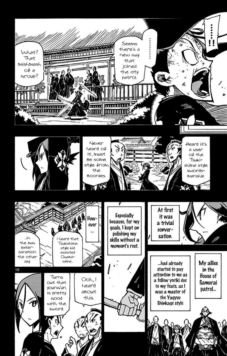 Joujuu Senjin!! Mushibugyo Chapter 149 page 10 - Chapter 149: Yagyuu Shinkage Style (Final Part)