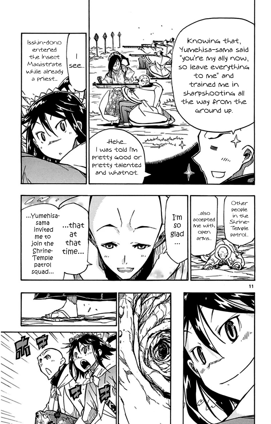 Joujuu Senjin!! Mushibugyo Chapter 150 page 11 - Chapter 150: Fungus Garden