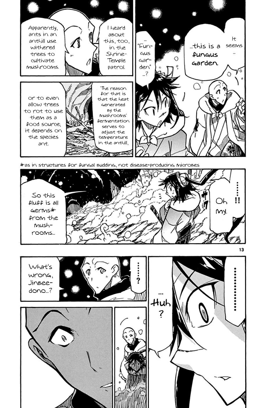 Joujuu Senjin!! Mushibugyo Chapter 150 page 13 - Chapter 150: Fungus Garden