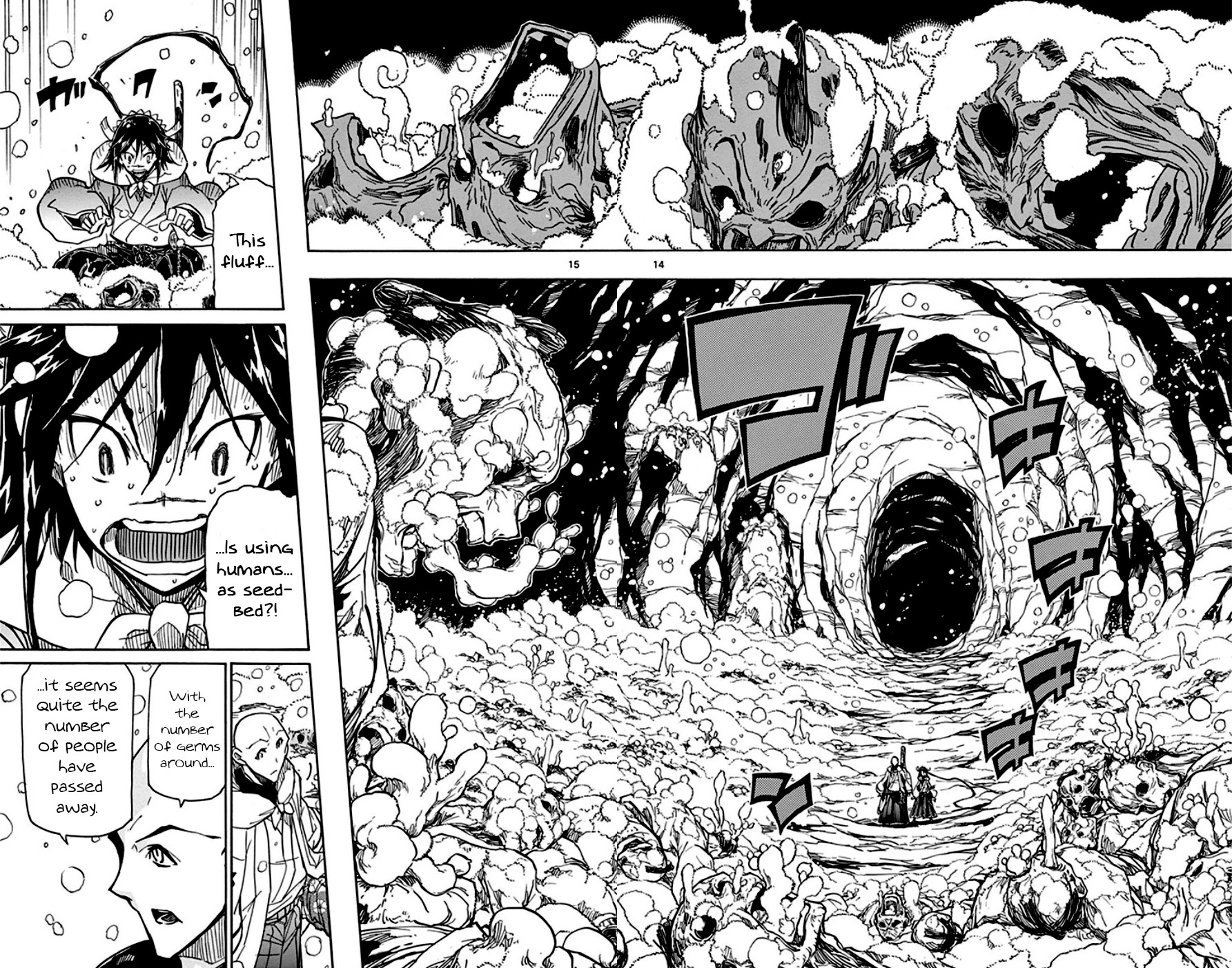 Joujuu Senjin!! Mushibugyo Chapter 150 page 14 - Chapter 150: Fungus Garden