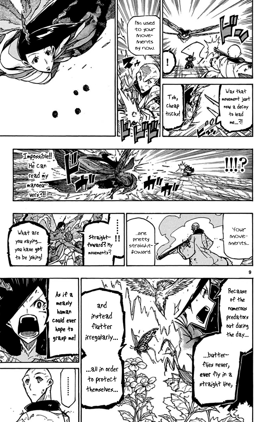 Joujuu Senjin!! Mushibugyo Chapter 154 page 9 - Chapter 154: Medicinal Bullet "Rakan"