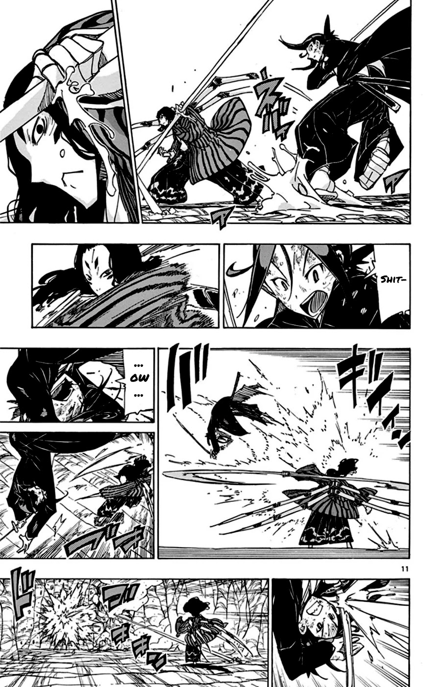 Joujuu Senjin!! Mushibugyo Chapter 156 page 11 - Chapter 156: I Will! I Will!!