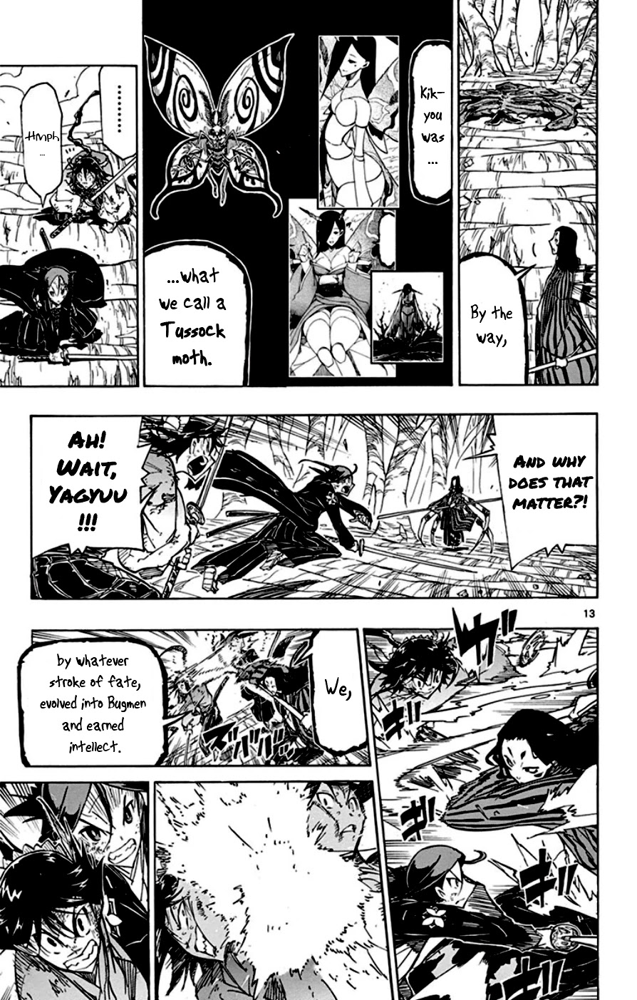 Joujuu Senjin!! Mushibugyo Chapter 156 page 13 - Chapter 156: I Will! I Will!!