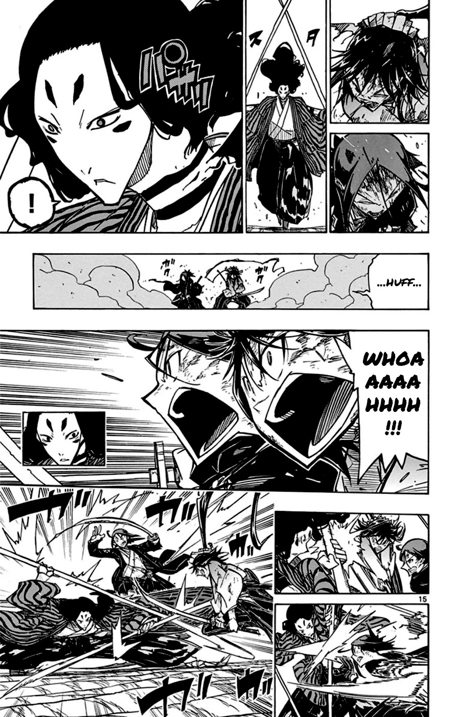 Joujuu Senjin!! Mushibugyo Chapter 156 page 15 - Chapter 156: I Will! I Will!!