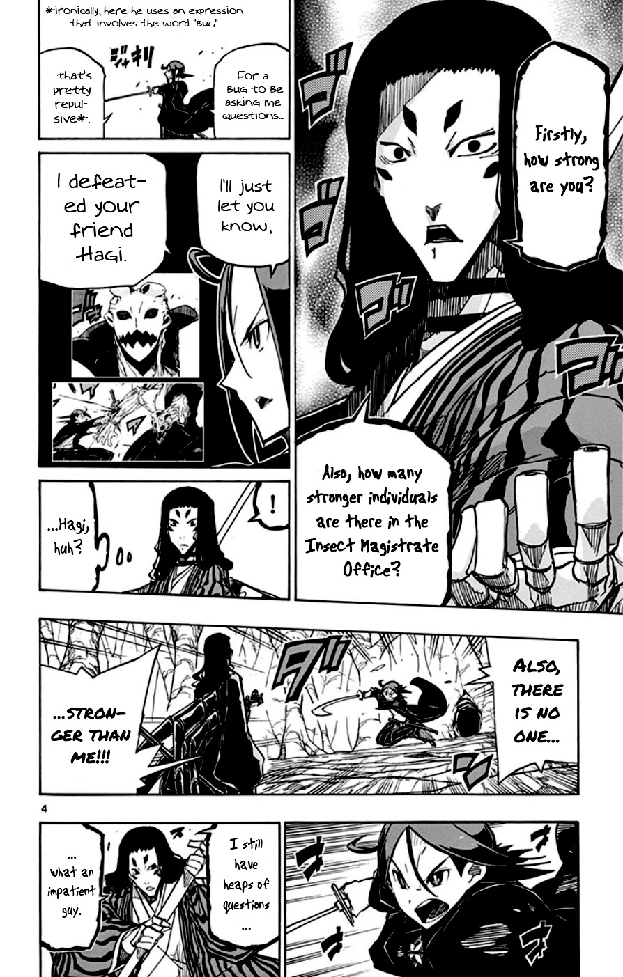 Joujuu Senjin!! Mushibugyo Chapter 156 page 4 - Chapter 156: I Will! I Will!!