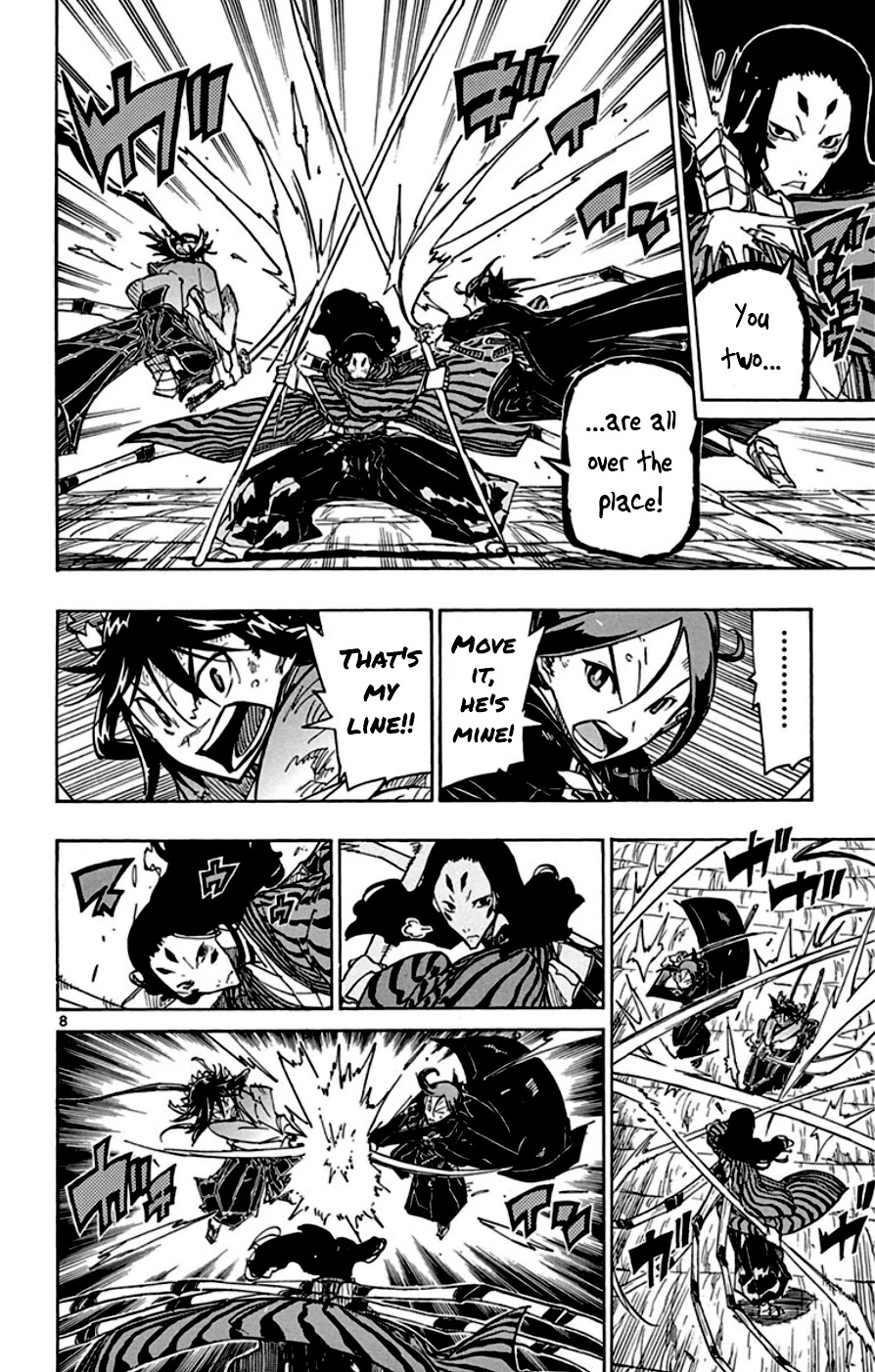 Joujuu Senjin!! Mushibugyo Chapter 156 page 8 - Chapter 156: I Will! I Will!!