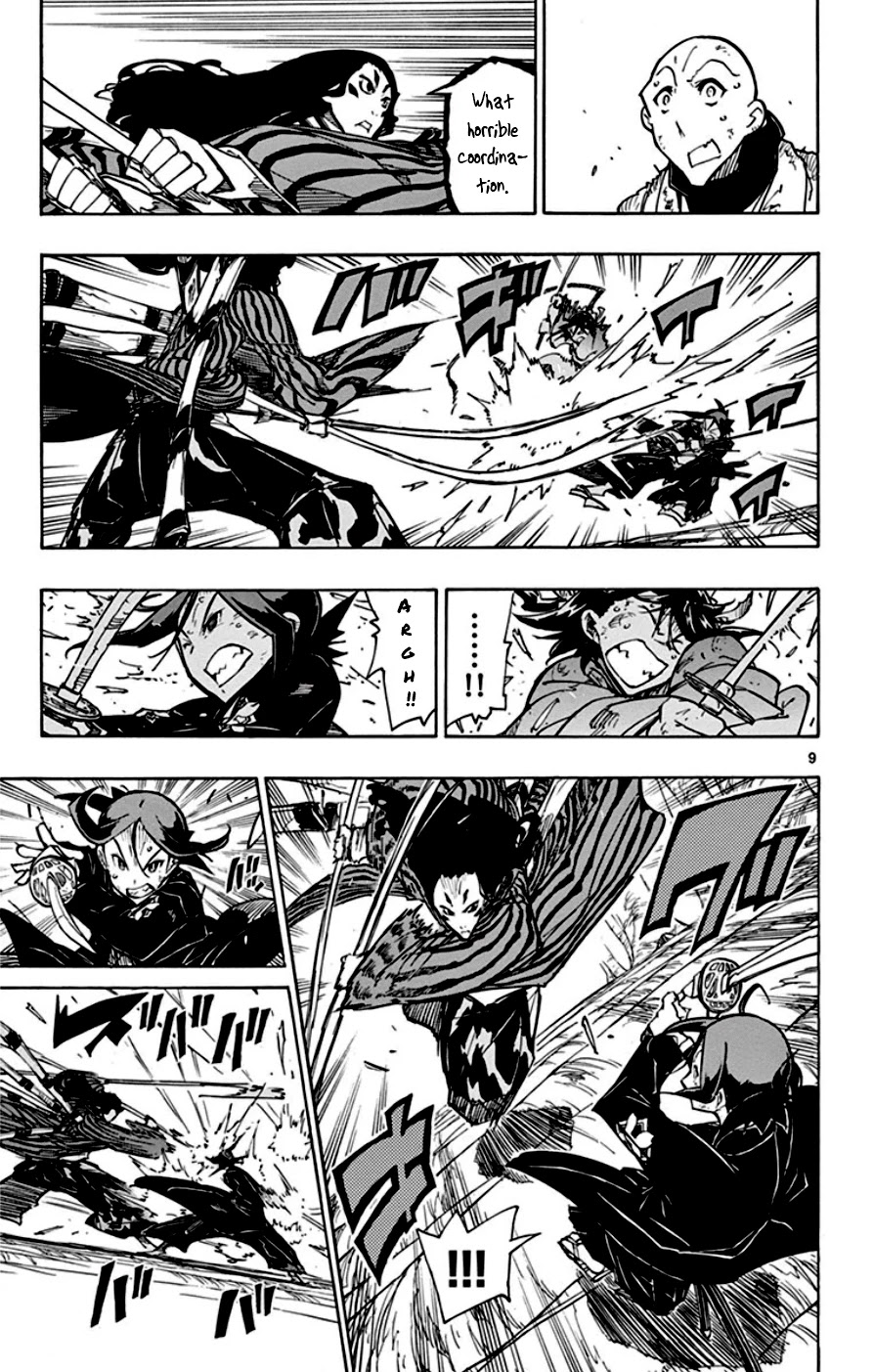 Joujuu Senjin!! Mushibugyo Chapter 156 page 9 - Chapter 156: I Will! I Will!!
