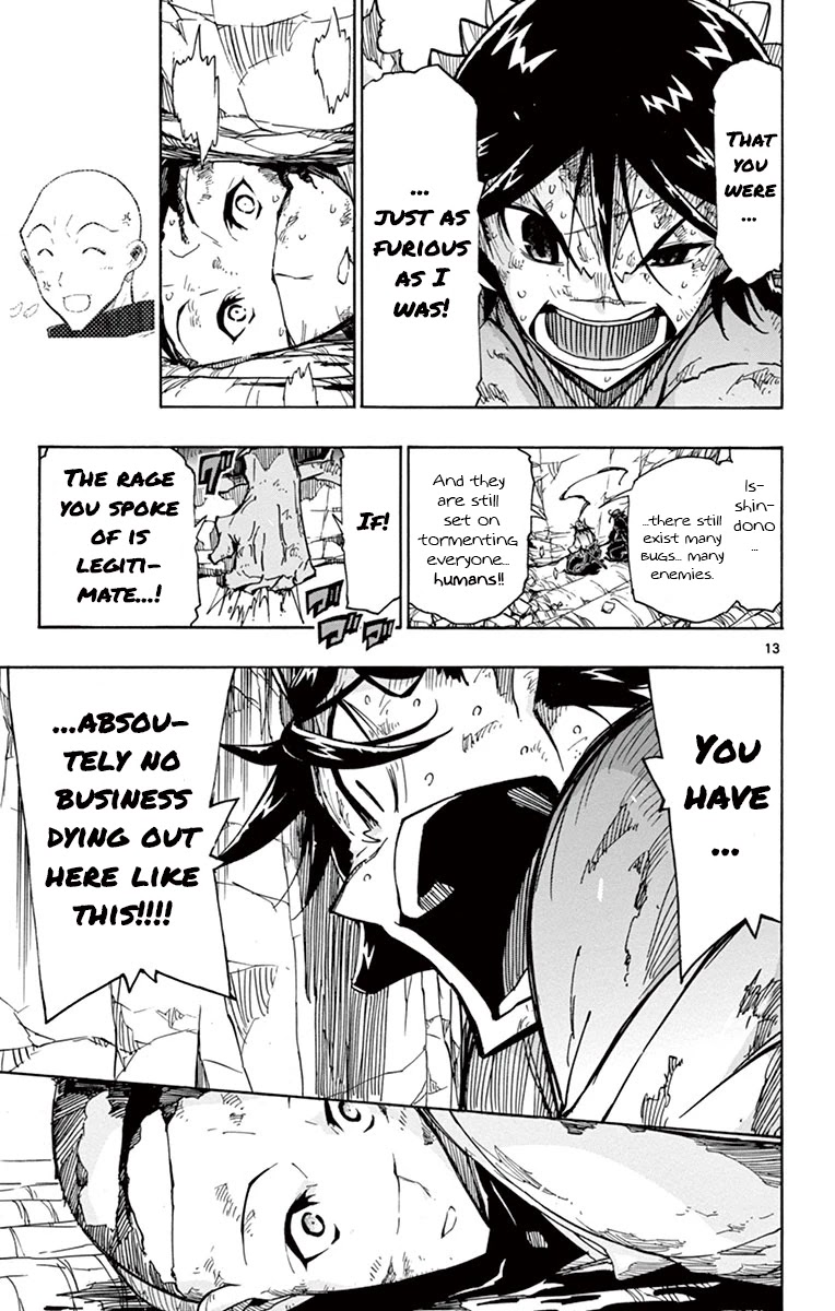 Joujuu Senjin!! Mushibugyo Chapter 158 page 12 - Chapter 158: Cadaver