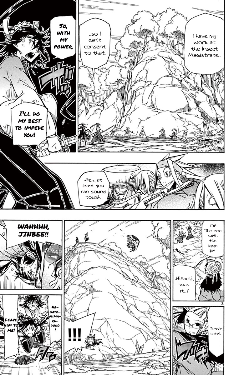 Joujuu Senjin!! Mushibugyo Chapter 170 page 3 - Chapter 170: I Will Not Hesitate!!!