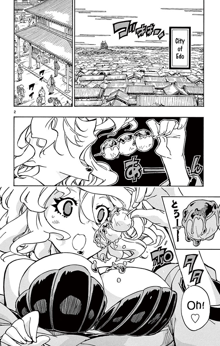 Joujuu Senjin!! Mushibugyo Chapter 174 page 2 - Chapter 174: Kanae and Genjuurou (First Part)