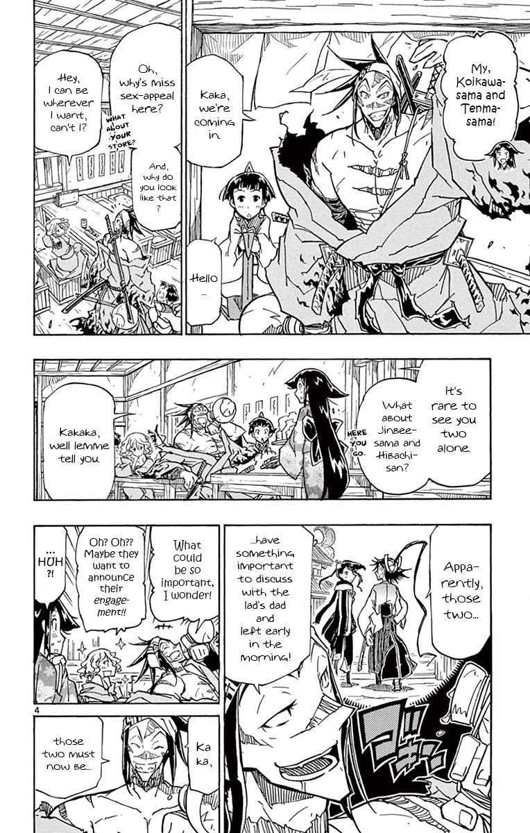 Joujuu Senjin!! Mushibugyo Chapter 174 page 4 - Chapter 174: Kanae and Genjuurou (First Part)