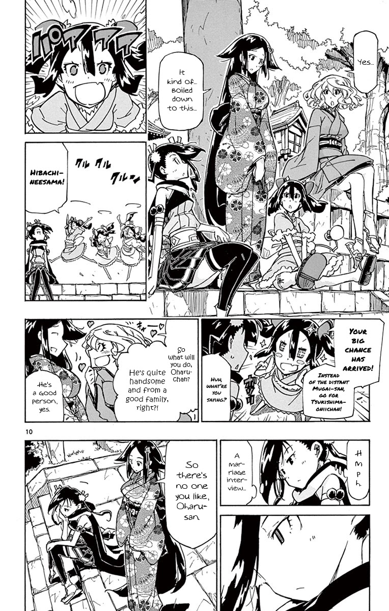 Joujuu Senjin!! Mushibugyo Chapter 176 page 10 - Chapter 176: Oharu's Marriage Interview