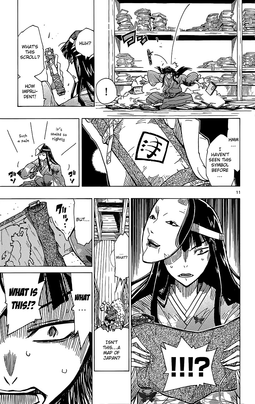 Joujuu Senjin!! Mushibugyo Chapter 18 page 12 - Chapter 18 : What Nagatomi Maru Saw