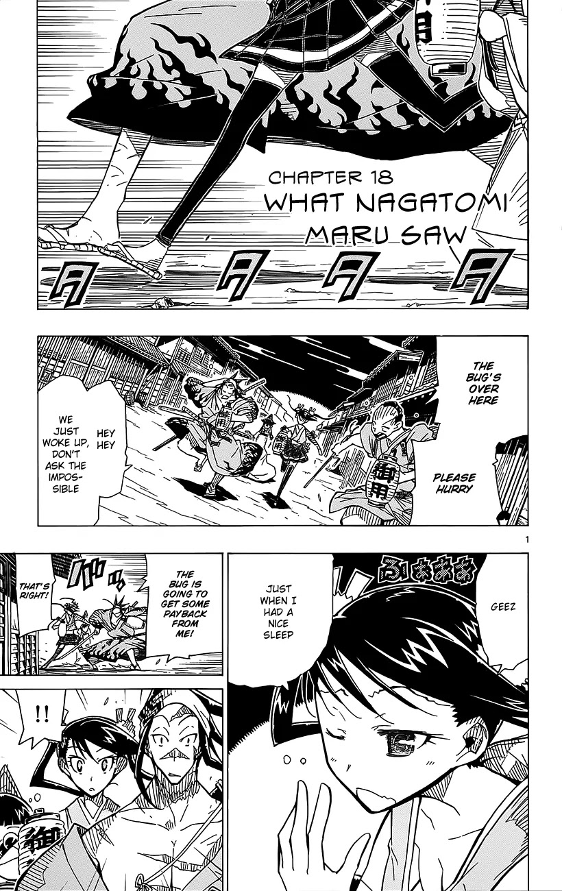Joujuu Senjin!! Mushibugyo Chapter 18 page 2 - Chapter 18 : What Nagatomi Maru Saw