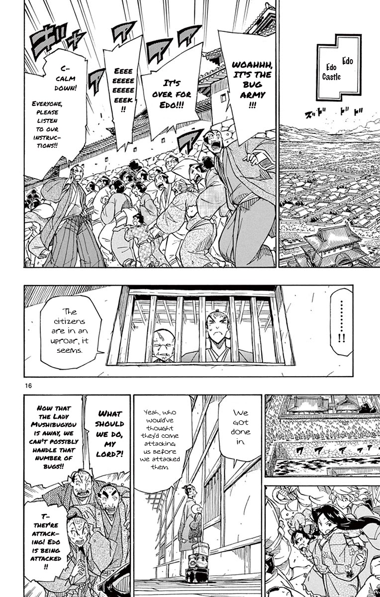Joujuu Senjin!! Mushibugyo Chapter 182 page 15 - Chapter 182: March!!!