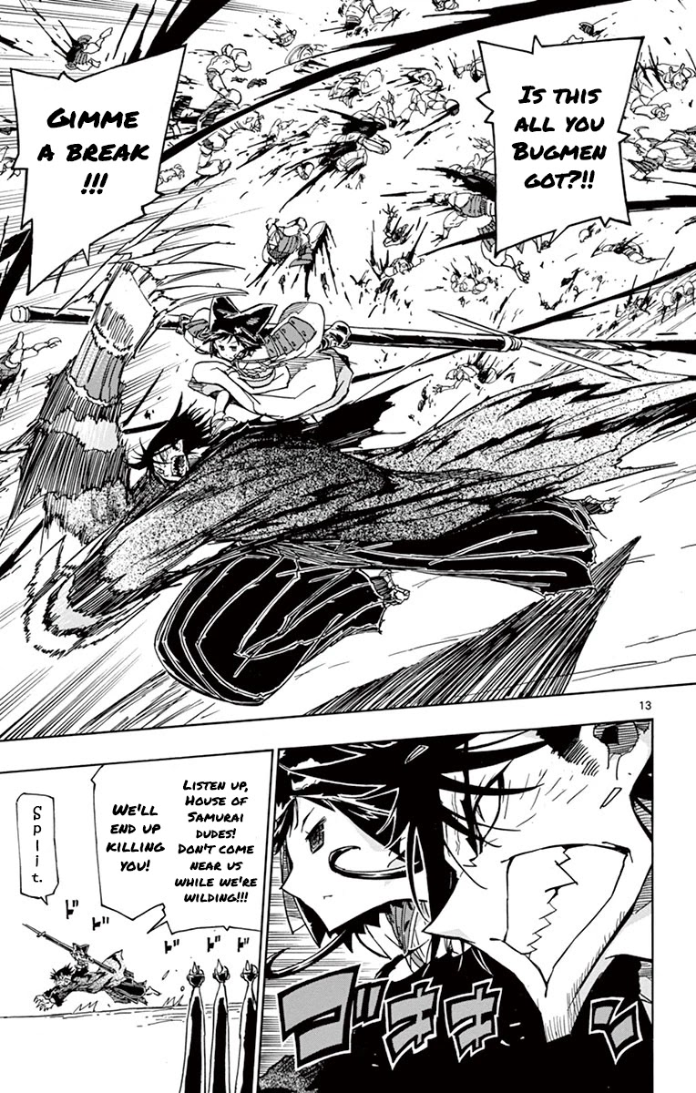 Joujuu Senjin!! Mushibugyo Chapter 185 page 13 - Chapter 185: In The Way