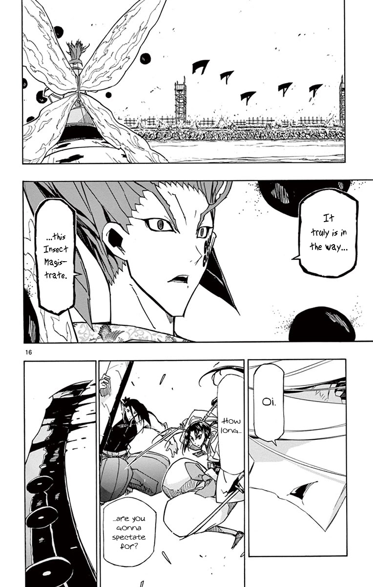 Joujuu Senjin!! Mushibugyo Chapter 185 page 16 - Chapter 185: In The Way